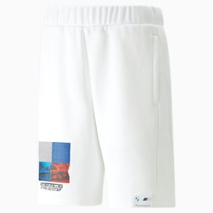 BMW M Motorsport Graphic 10" Men's Shorts, PUMA White, extralarge-IND